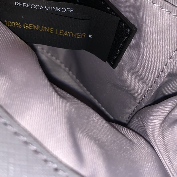 REBECCA MINKOFF BRAND NEW BEAUTIFUL 100% GENUINE LEATHER SHOULDER HAND BAG - Picture 12 of 15